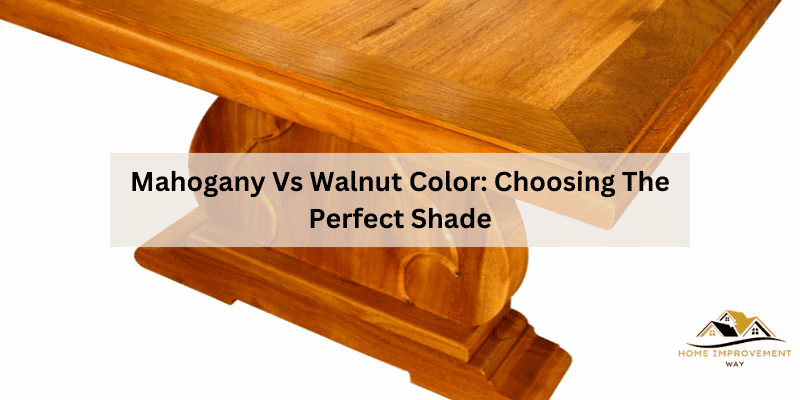 Mahogany Vs Walnut Color