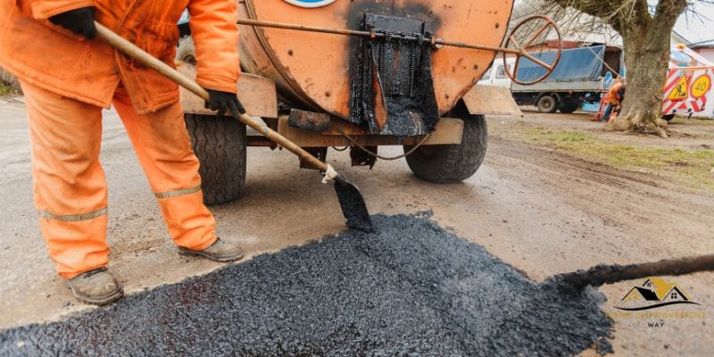How to Fill Depressions in Asphalt Driveway