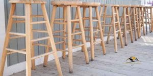 Adjustable Wooden Stool