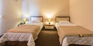 Ameriwood Cherry Finish Twin Mates Bed