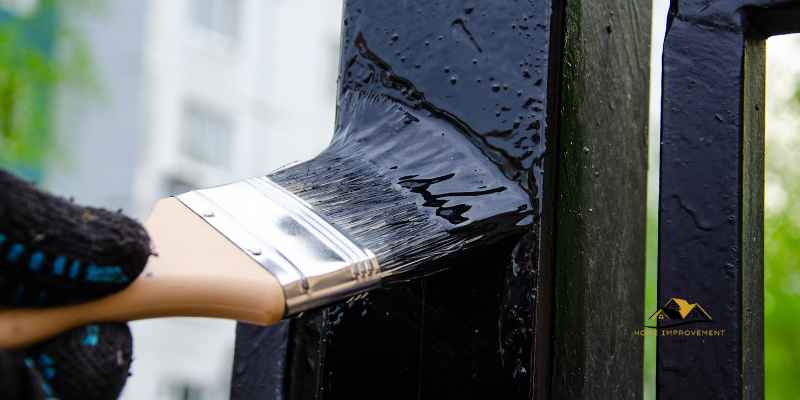Black Color Paint at Home