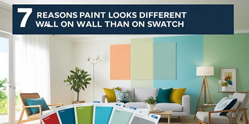 7 Reasons Paint Looks Different on Wall Than On Swatch: Surprising Truths