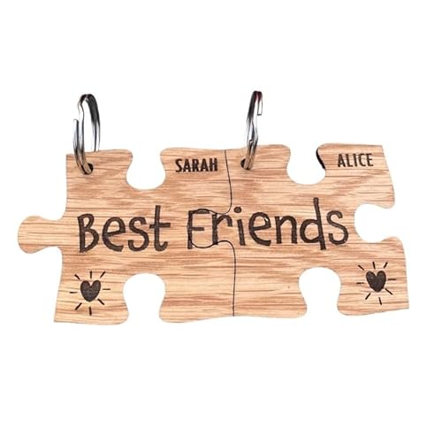 Best Friend Jigsaw Keyring