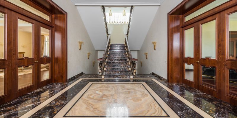 12 Beautiful Marble Flooring Design Patterns