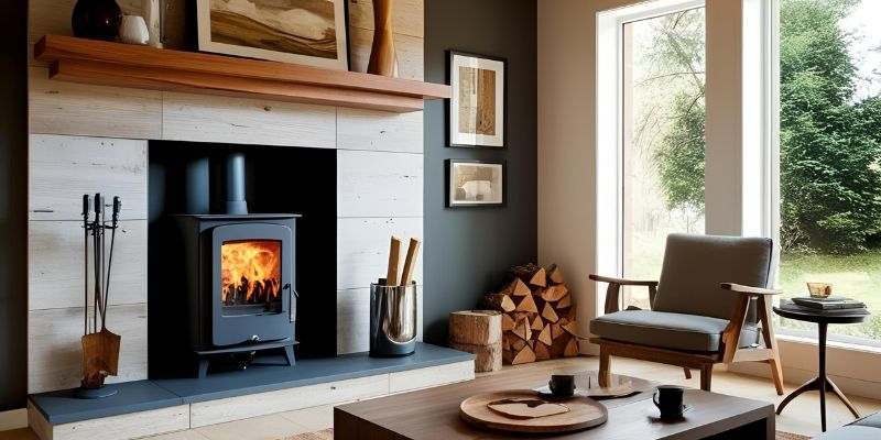 12 Wood Stove Fireplace Ideas for Coziness