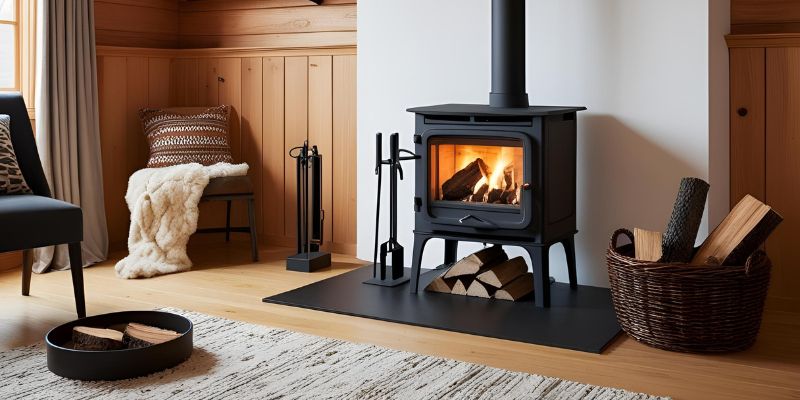 8 Cozy Wood Stove Setups for Winter