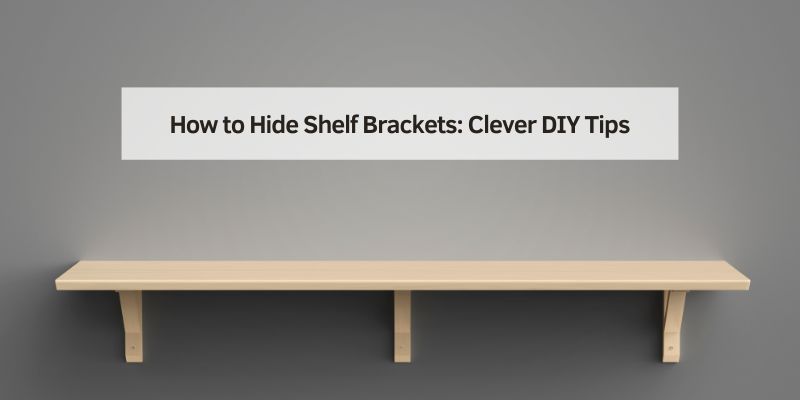 How to Hide Shelf Brackets