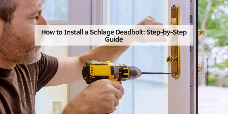 How to Install a Schlage Deadbolt