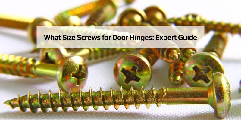 What Size Screws for Door Hinges