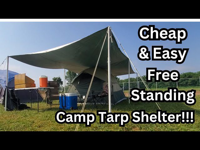 How to Make a Canopy With a Tarp