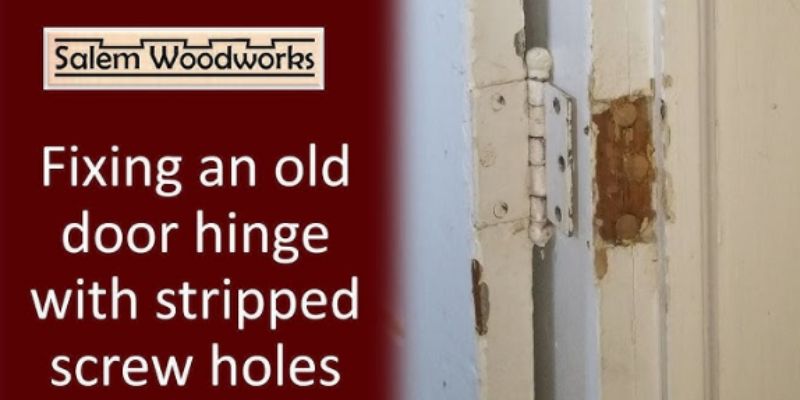 How to Fix a Door Ripped Off Hinges