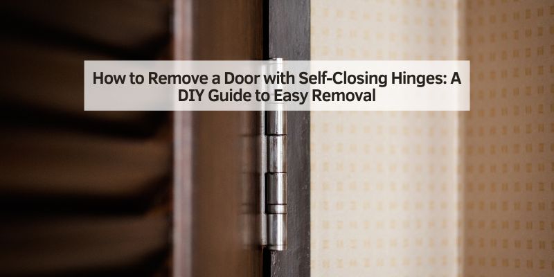 How to Remove a Door with Self-Closing Hinges