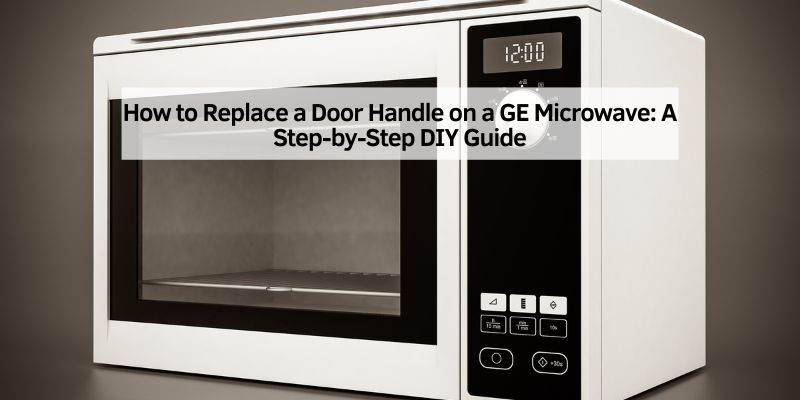 How to Replace a Door Handle on a GE Microwave