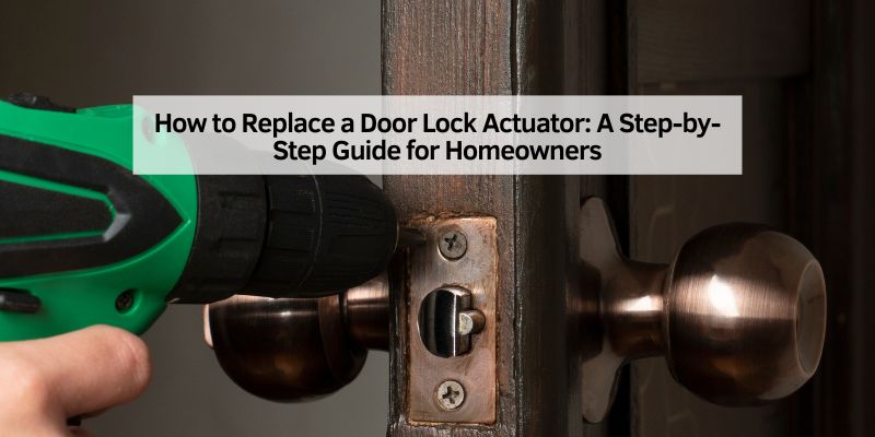 How to Replace a Door Lock Actuator
