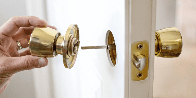 Installing a Door Knob