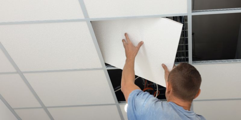 Removing Ceiling Tiles