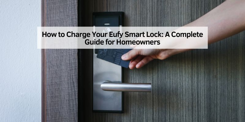 How to Charge Your Eufy Smart Lock