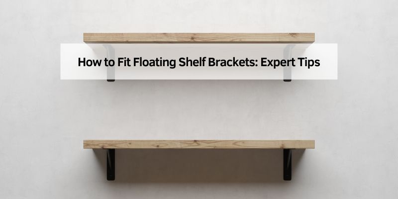 How to Fit Floating Shelf Brackets