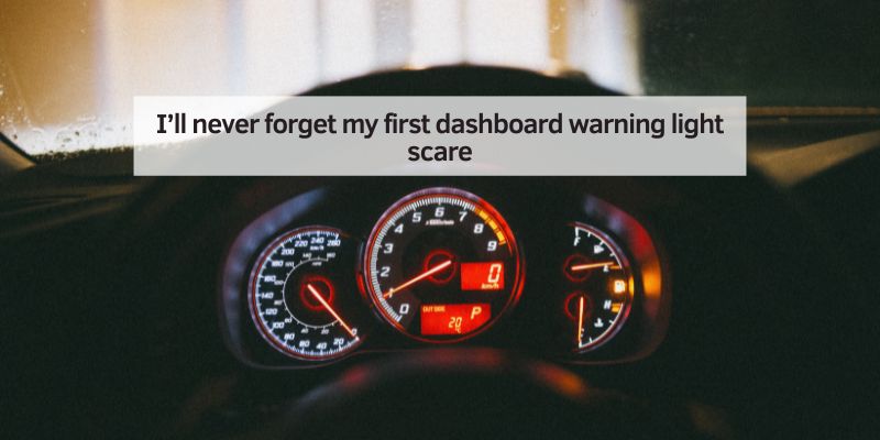 I’ll never forget my first dashboard warning light scare