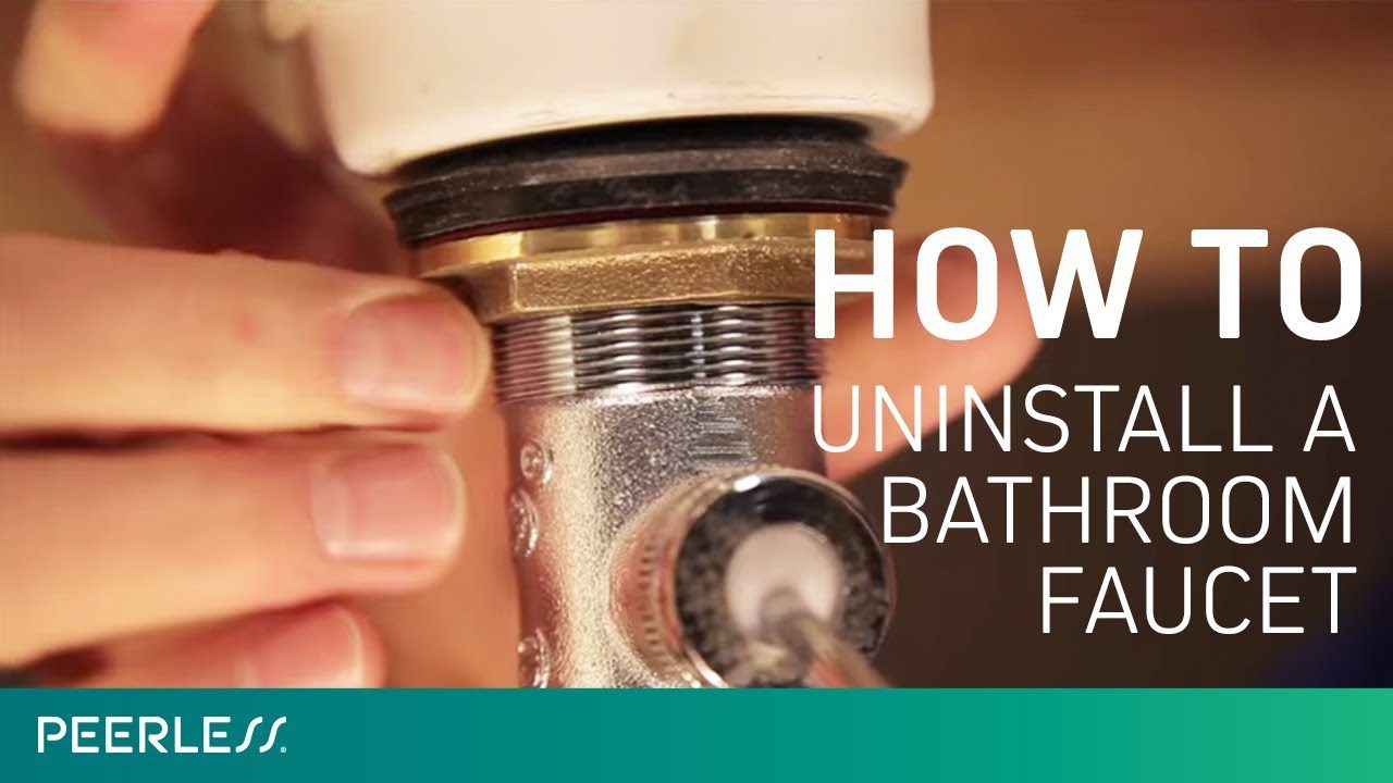 How to Take Out a Bathroom Faucet