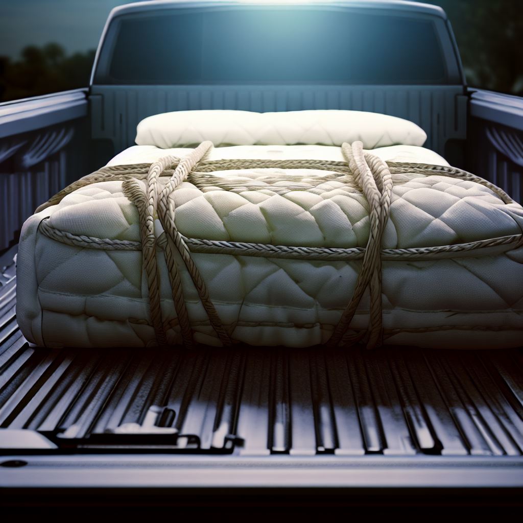 How to Tie down Mattress in Truck Bed