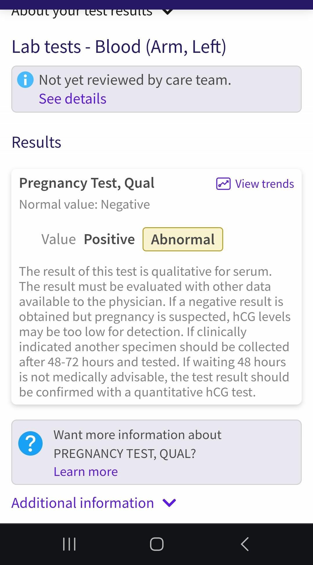 What Does a Positive Abnormal Urine Pregnancy Test Mean