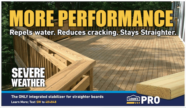 Severe Weather Wood Vs Pressure Treated