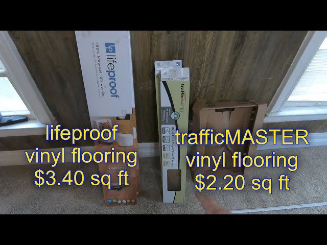 Trafficmaster Vs Lifeproof Vinyl Plank Flooring