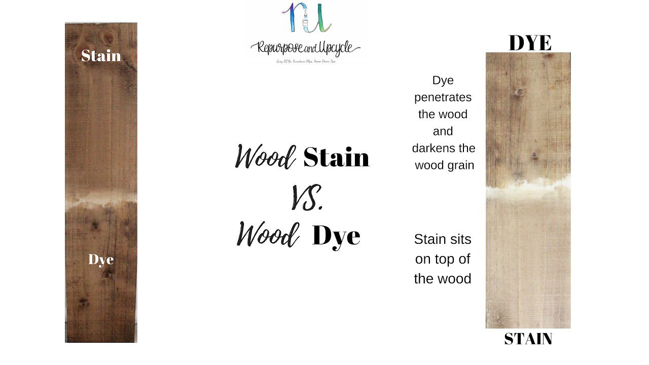Wood Stain Vs Dye