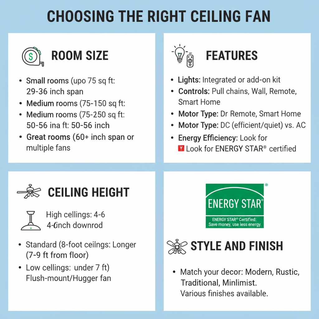 Choosing the Right Ceiling Fan