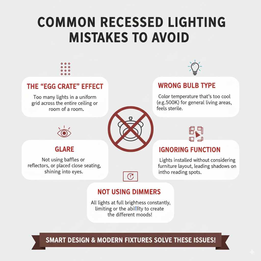 Common Recessed Lighting Mistakes to Avoid