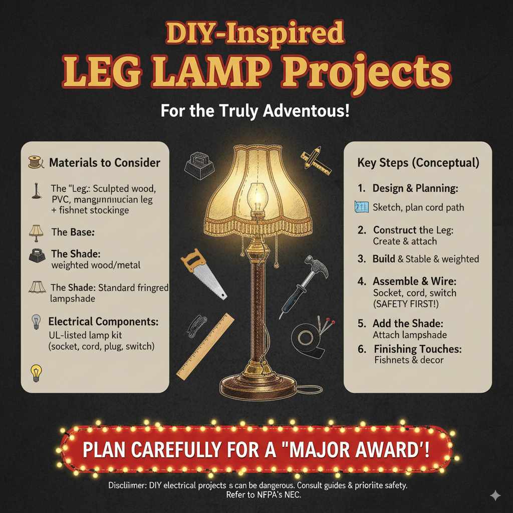 DIY-Inspired Leg Lamp Projects 
