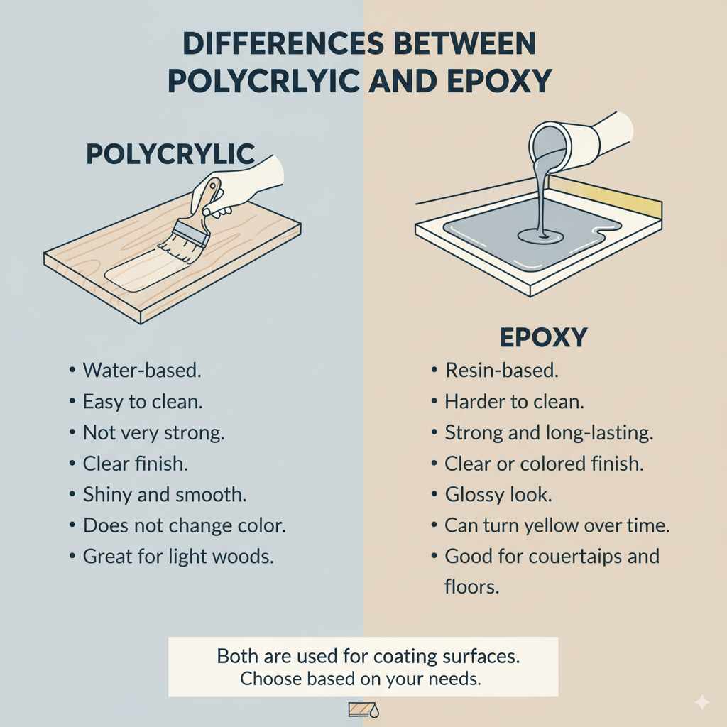 Differences Between Polycrylic And Epoxy