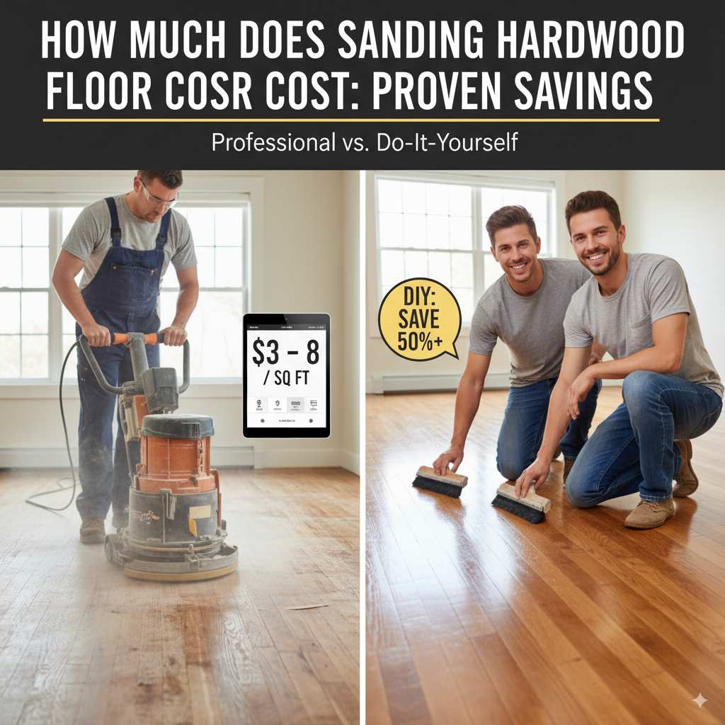 How Much Does Sanding Hardwood Floor Cost