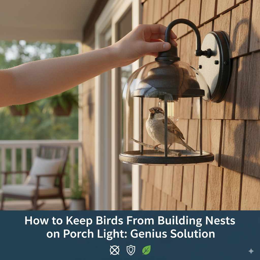 How to Keep Birds From Building Nest on Porch Light