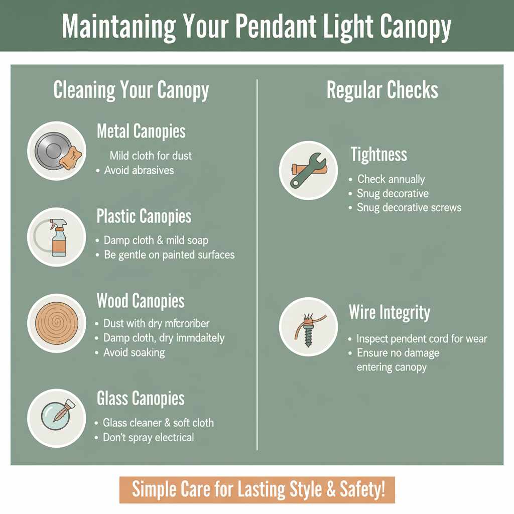 Maintaining Your Pendant Light Canopy