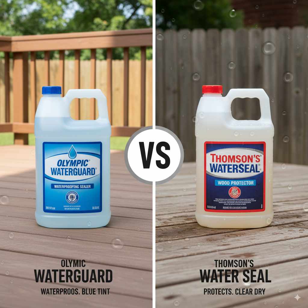 Olympic Waterguard Vs Thompson Water Seal