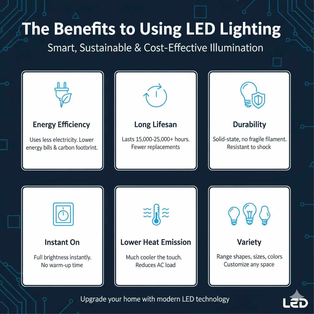 The Benefits of Using LED Lighting