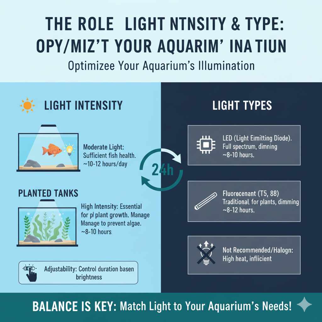 The Role of Light Intensity and Type
