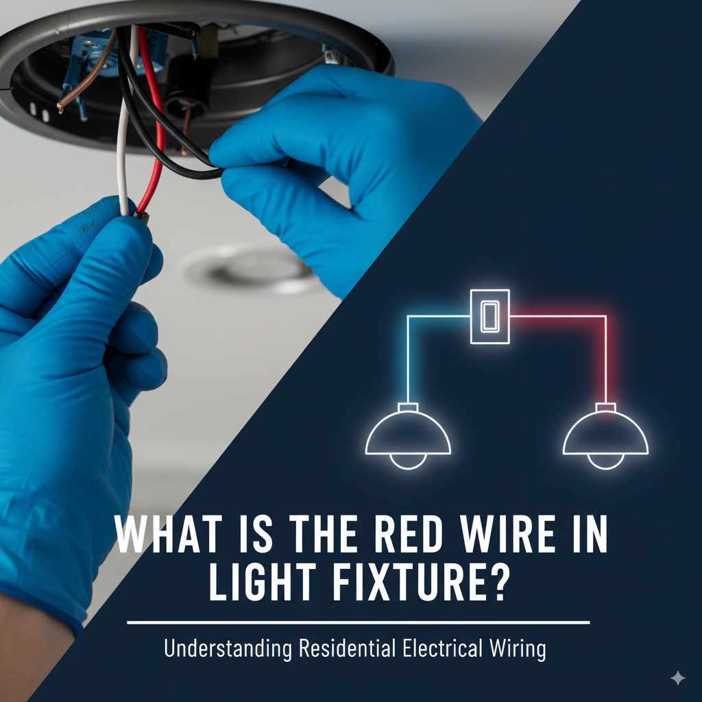What Is The Red Wire In Light Fixture