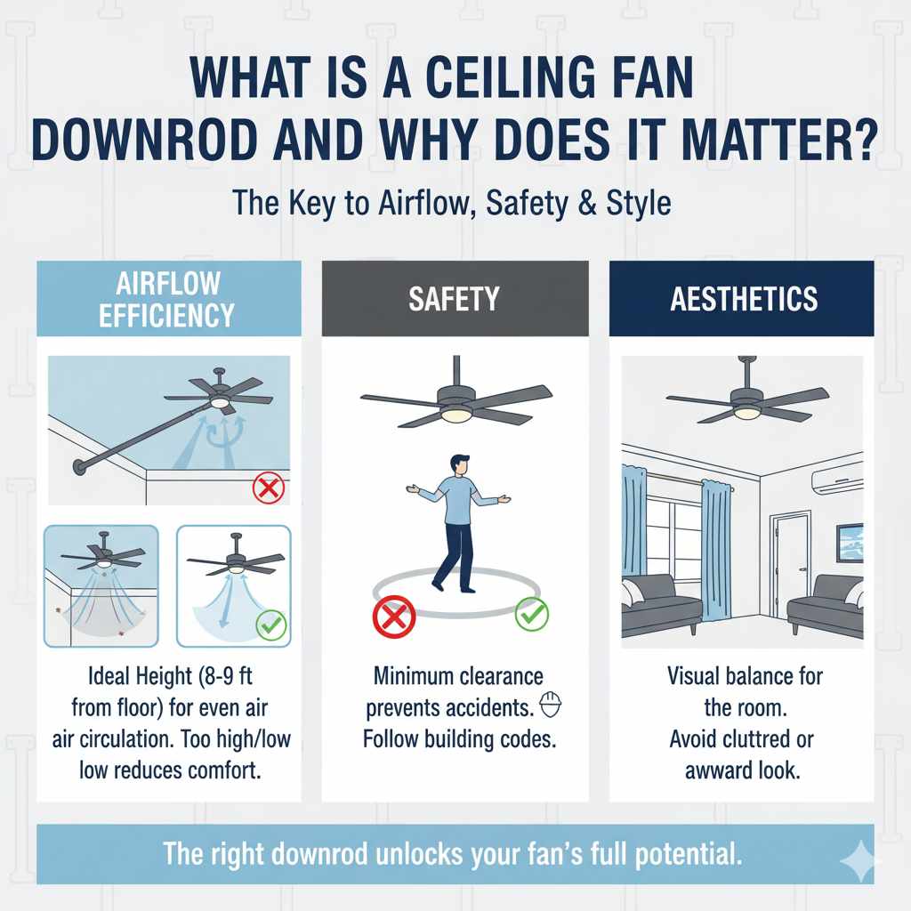 What is a Ceiling Fan Downrod and Why Does It Matter?