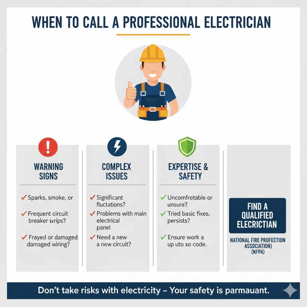 When to Call a Professional Electrician