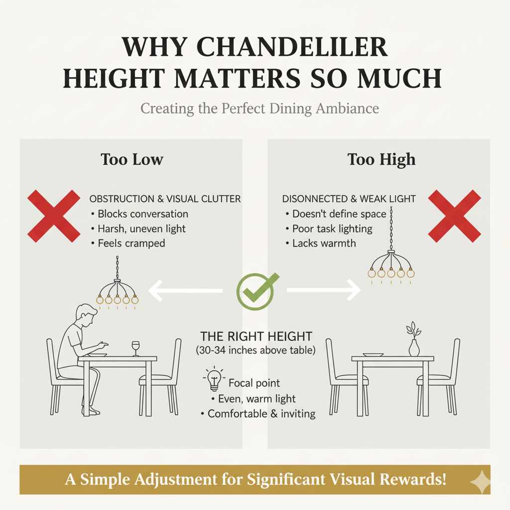 Why Chandelier Height Matters So Much