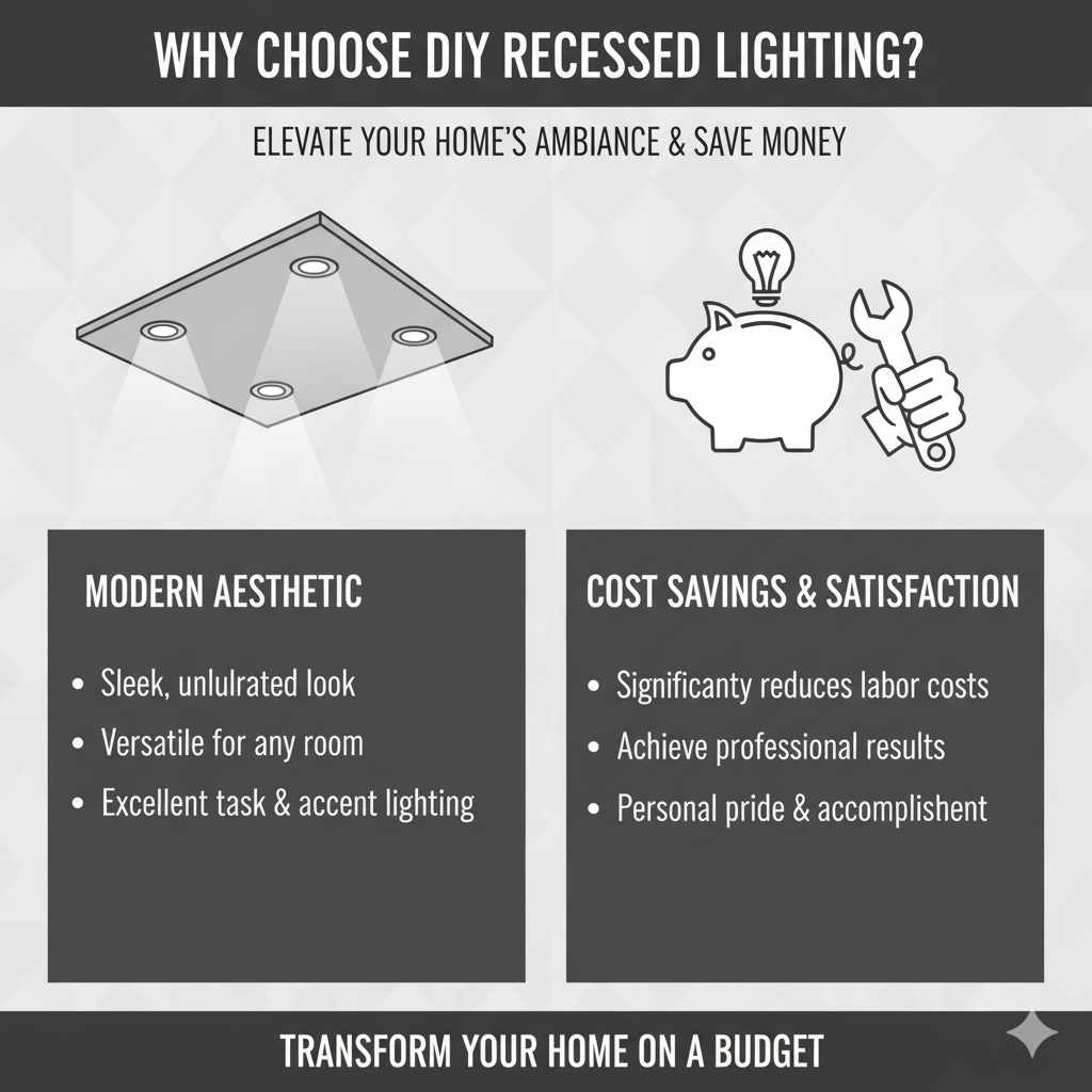 Why Choose DIY Recessed Lighting?