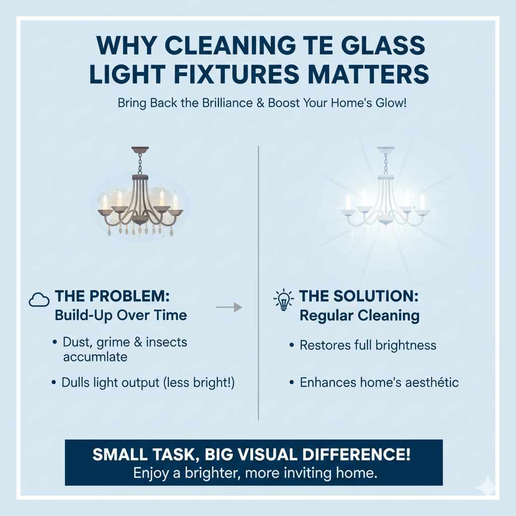Why Cleaning Your Glass Light Fixtures Matters
