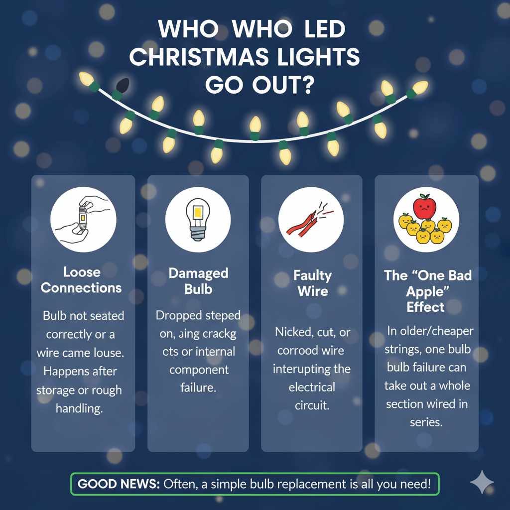 Why Do LED Christmas Lights Go Out?