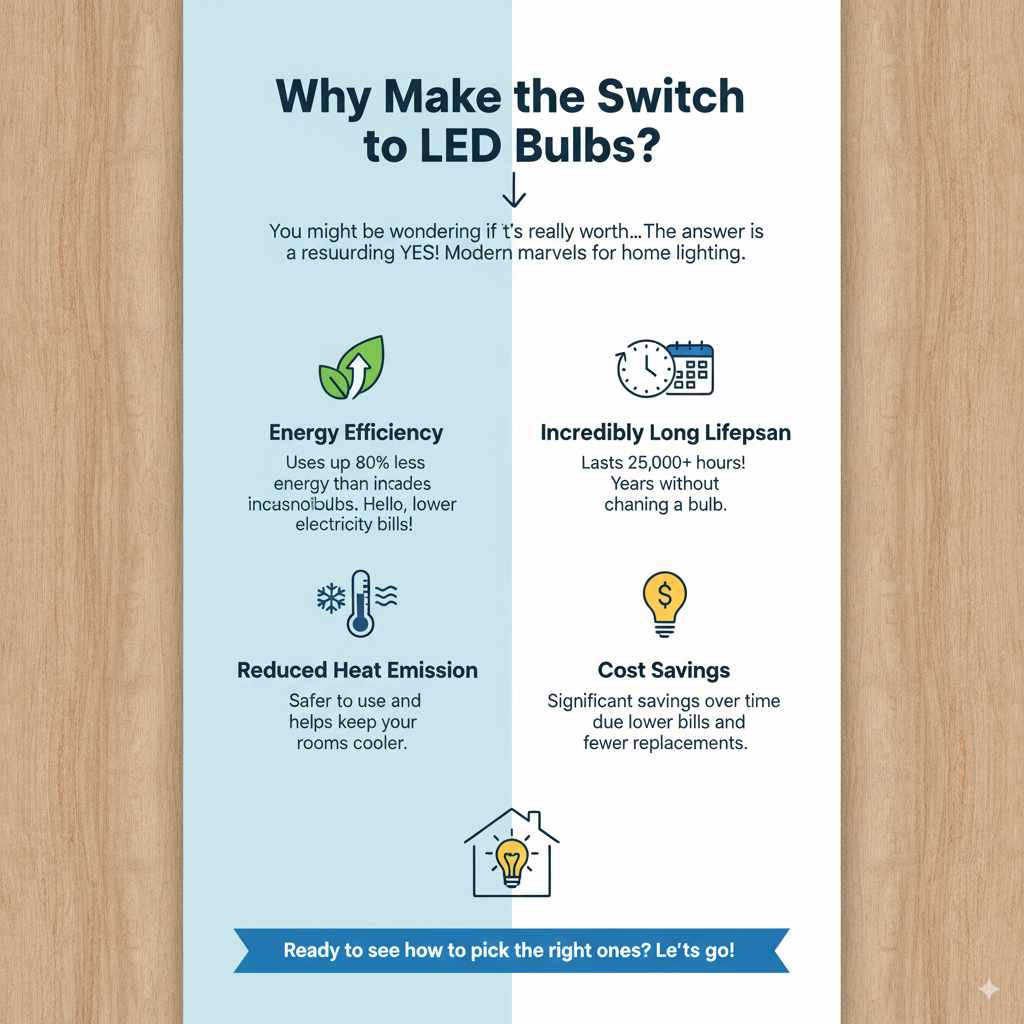 Why Make the Switch to LED Bulbs?