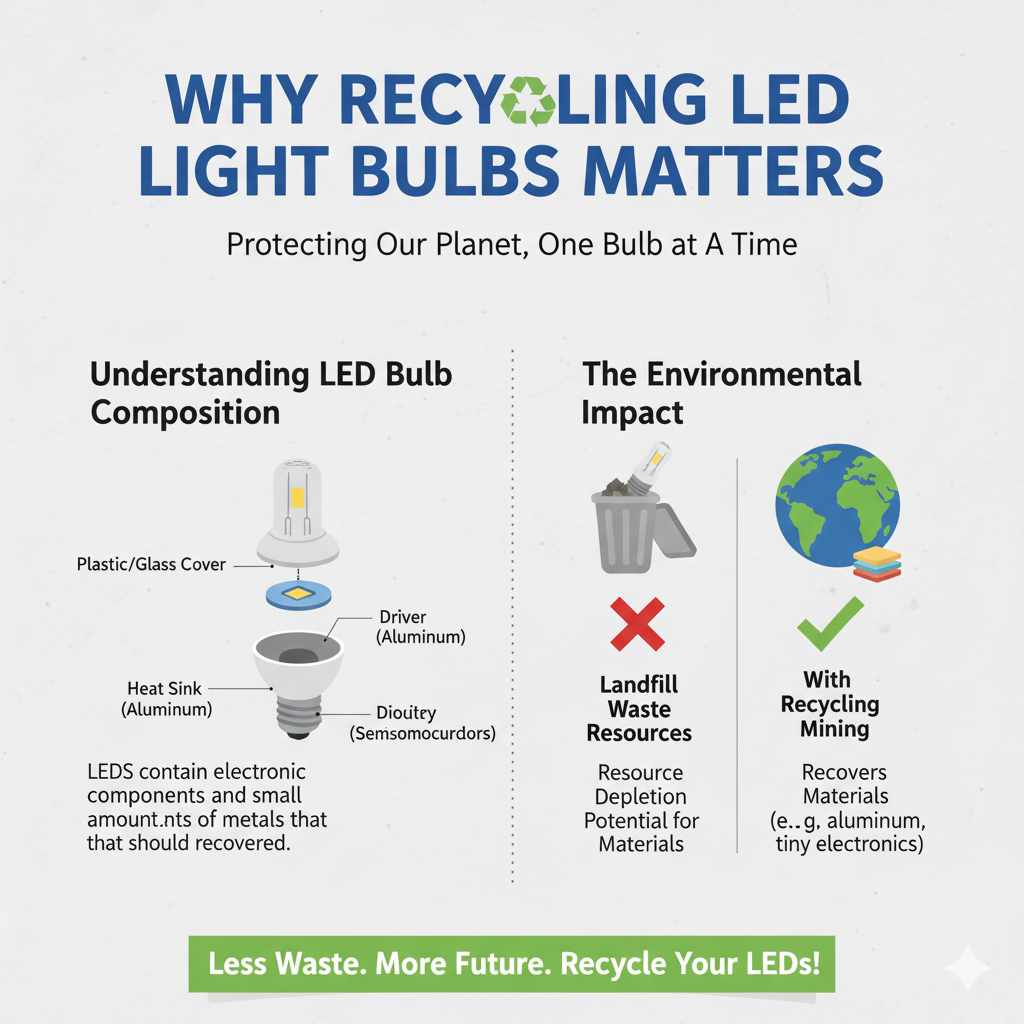Why Recycling LED Light Bulbs Matters