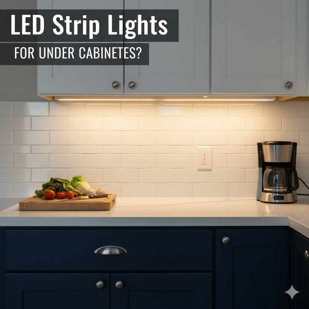 Are LED Strip Lights Good for Under Kitchen Cabinets?