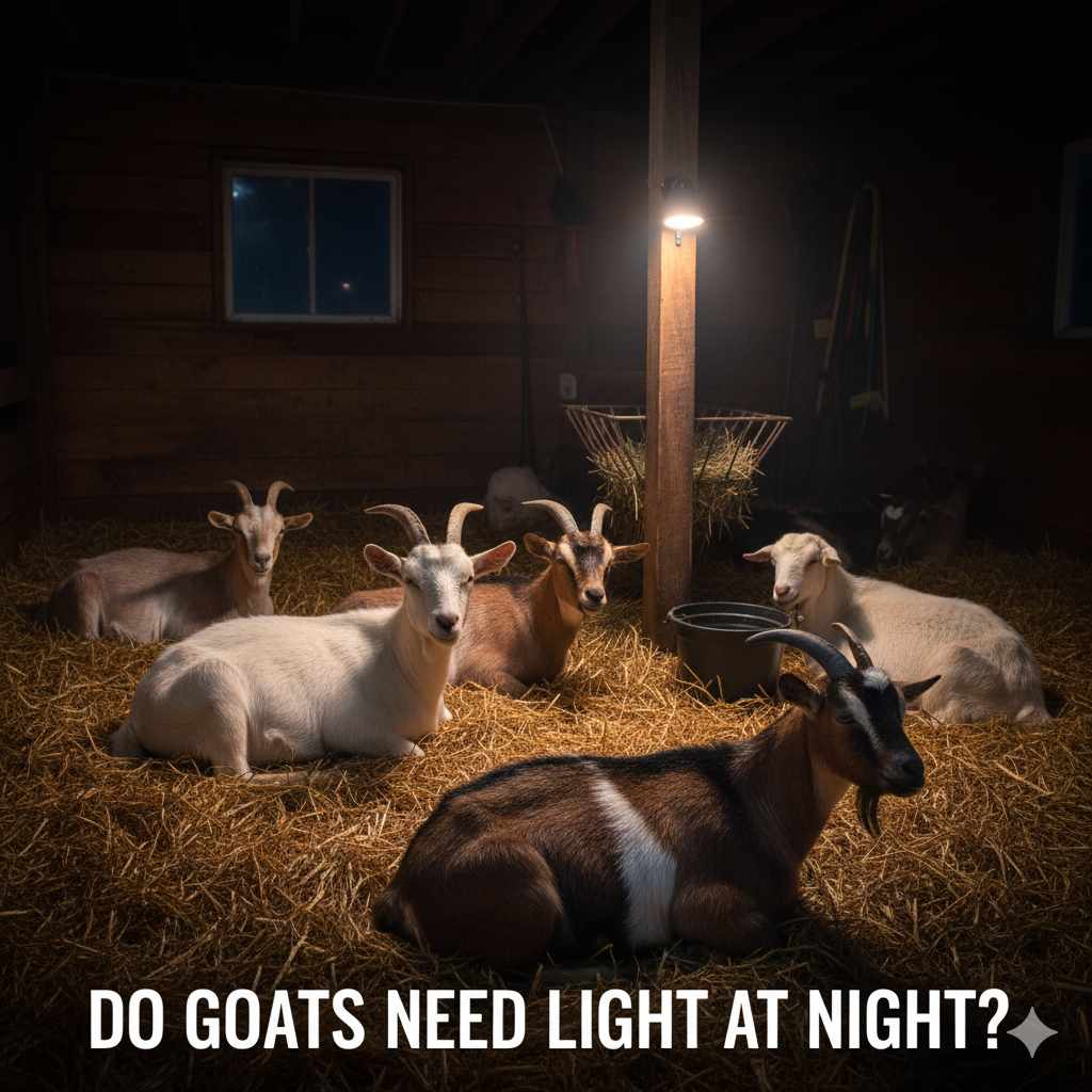 Do Goats Need Light At Night